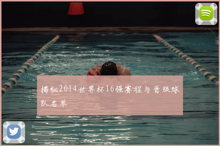 揭秘2014世界杯16强赛程与晋级球队名单
