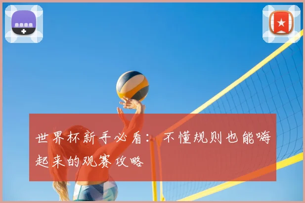 世界杯新手必看：不懂规则也能嗨起来的观赛攻略